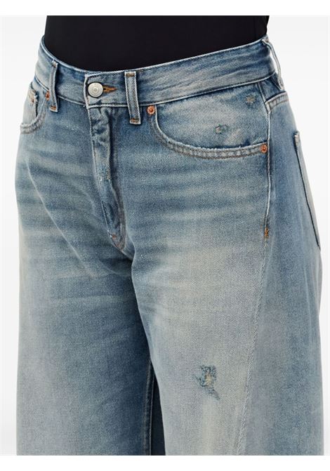 distressed jeans woman blue MM6 MAISON MARGIELA | S52LA0238 M30017994